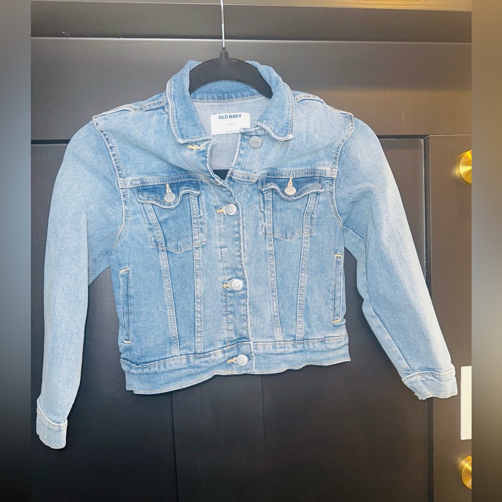 Old Navy Girls Light Blue Denim Jacket B2